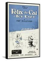 Icy Eyes, Peaches, Felix the Cat on US poster art, 1927-null-Framed Stretched Canvas