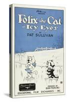 Icy Eyes, Peaches, Felix the Cat on US poster art, 1927-null-Stretched Canvas