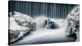 Icy Falls-Keijo Savolainen-Stretched Canvas