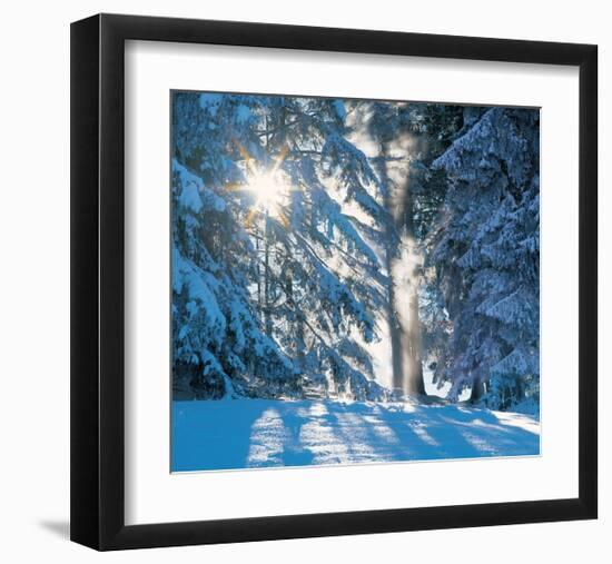 Icy Glow II-null-Framed Art Print