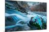 Icy River-Harry Ward-Mounted Photographic Print