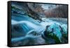 Icy River-Harry Ward-Framed Stretched Canvas