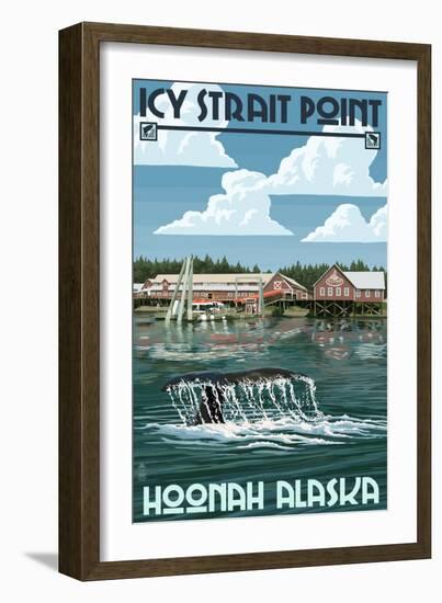 Icy Strait Point Cannery - Hoonah, Alaska-Lantern Press-Framed Art Print