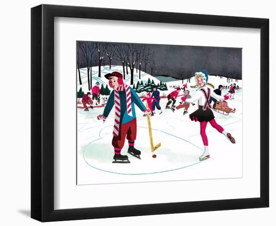 Icy Valentine - Jack & Jill-Beth Henninger-Framed Giclee Print