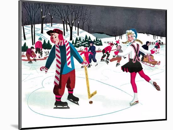 Icy Valentine - Jack & Jill-Beth Henninger-Mounted Giclee Print