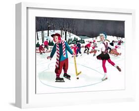 Icy Valentine - Jack & Jill-Beth Henninger-Framed Giclee Print