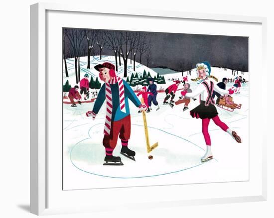 Icy Valentine - Jack & Jill-Beth Henninger-Framed Giclee Print