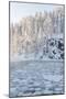Icy Water in Snowy Forest-Risto0-Mounted Photographic Print