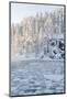 Icy Water in Snowy Forest-Risto0-Mounted Photographic Print