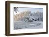 Icy Water in Snowy Forest-Risto0-Framed Photographic Print