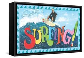 Id Rather Be Surding-Scott Westmoreland-Framed Stretched Canvas