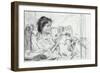 Ida and Child-Augustus Edwin John-Framed Giclee Print