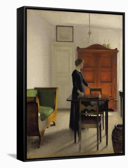 Ida in an Interior, 1897-Vilhelm Hammershoi-Framed Stretched Canvas
