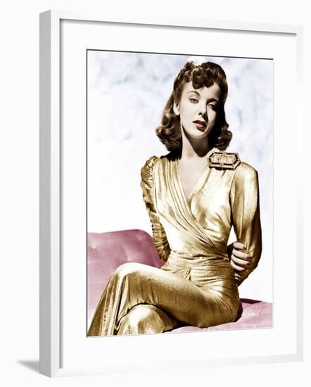 Ida Lupino, ca. 1940s-null-Framed Photo