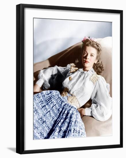 Ida Lupino, ca. mid-1940s-null-Framed Photo