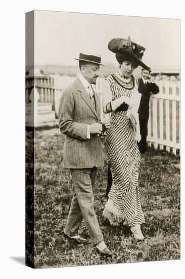 Ida Rubinstein and Gabriele D'Annunzio, C. 1911-null-Stretched Canvas