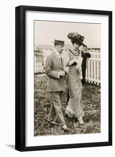 Ida Rubinstein and Gabriele D'Annunzio, C. 1911-null-Framed Giclee Print