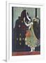Ida Rubinstein in Scheherazade by Rimsky-Korsakov-Georges Barbier-Framed Giclee Print