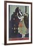 Ida Rubinstein in Scheherazade by Rimsky-Korsakov-Georges Barbier-Framed Giclee Print