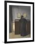 Ida Standing at a Desk-Vilhelm Hammershoi-Framed Giclee Print