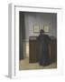 Ida Standing at a Desk-Vilhelm Hammershoi-Framed Giclee Print