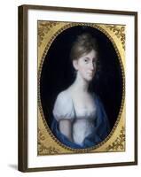 Ida, Wife of the Duke of Sachsen-Weimar-Eisenach, C.1808-Johann Heinrich Schroder-Framed Giclee Print