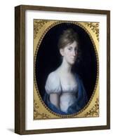 Ida, Wife of the Duke of Sachsen-Weimar-Eisenach, C.1808-Johann Heinrich Schroder-Framed Giclee Print