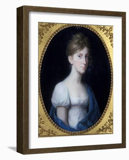 Ida, Wife of the Duke of Sachsen-Weimar-Eisenach, C.1808-Johann Heinrich Schroder-Framed Giclee Print