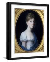 Ida, Wife of the Duke of Sachsen-Weimar-Eisenach, C.1808-Johann Heinrich Schroder-Framed Giclee Print