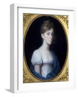 Ida, Wife of the Duke of Sachsen-Weimar-Eisenach, C.1808-Johann Heinrich Schroder-Framed Giclee Print