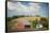 Idaho, Camas Prairie, Keuterville Farm and Barn-Alison Jones-Framed Stretched Canvas