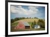 Idaho, Camas Prairie, Keuterville Farm and Barn-Alison Jones-Framed Photographic Print