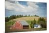 Idaho, Camas Prairie, Keuterville Farm and Barn-Alison Jones-Mounted Photographic Print