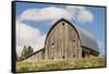 Idaho, Columbia River Basin, Camas Prairie, Old Barn-Alison Jones-Framed Stretched Canvas