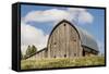 Idaho, Columbia River Basin, Camas Prairie, Old Barn-Alison Jones-Framed Stretched Canvas