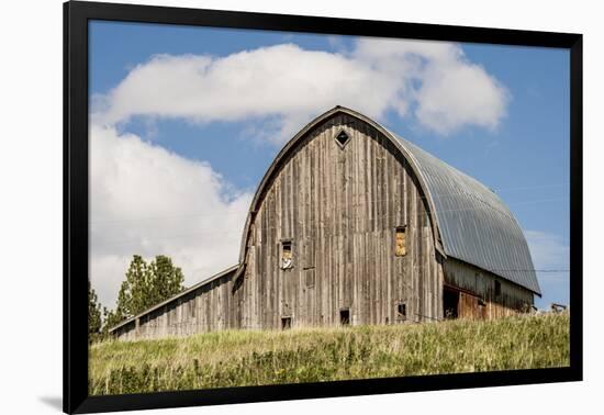 Idaho, Columbia River Basin, Camas Prairie, Old Barn-Alison Jones-Framed Photographic Print