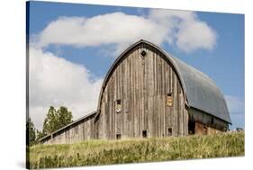 Idaho, Columbia River Basin, Camas Prairie, Old Barn-Alison Jones-Stretched Canvas