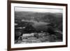Idaho - Hayden Lake Aerial-Lantern Press-Framed Premium Giclee Print