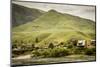 Idaho, Hells Canyon Reach of Snake River, a Cluster of Homes-Alison Jones-Mounted Photographic Print