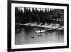 Idaho - Lake Coeur d'Alene; Camp Sweyolakan-Lantern Press-Framed Art Print