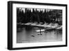 Idaho - Lake Coeur d'Alene; Camp Sweyolakan-Lantern Press-Framed Art Print