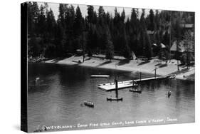 Idaho - Lake Coeur d'Alene; Camp Sweyolakan-Lantern Press-Stretched Canvas