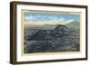 Idaho National Park Big Crater Rim, Craters of the Moon - Idaho-Lantern Press-Framed Art Print