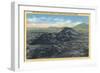 Idaho National Park Big Crater Rim, Craters of the Moon - Idaho-Lantern Press-Framed Art Print