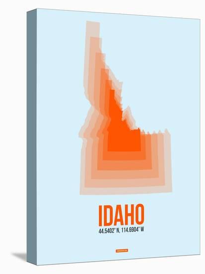 Idaho Radiant Map 1-NaxArt-Stretched Canvas