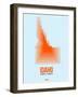 Idaho Radiant Map 1-NaxArt-Framed Art Print