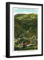 Idaho Springs, CO, Virginia Canyon from Town, 5 Elevations on Road to Central City View-Lantern Press-Framed Art Print