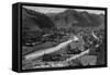 Idaho Springs, Colorado - General View of the Town, c.1926-Lantern Press-Framed Stretched Canvas