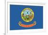 Idaho State Flag-Lantern Press-Framed Art Print