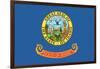 Idaho State Flag-Lantern Press-Framed Art Print